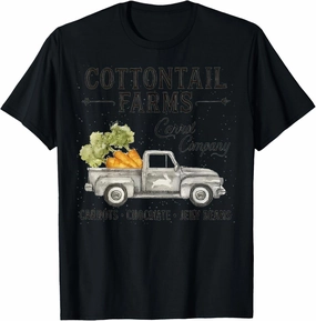 Cottontail farms carrot company vintage Easter day truck T-Shirt