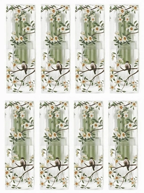 CTKcom 3.5ml Lip Balm Tubes Lipstick Tubes Spring Themed Empty Plastic Lip Tube 3D Pritned Flower Bird Refillable Container for DIY Homemade Lipstick Lip Balm Cosmetic Makeup,8 Pack