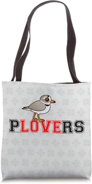 Cute Cartoon Piping Plover Love Birdorable Tote Bag