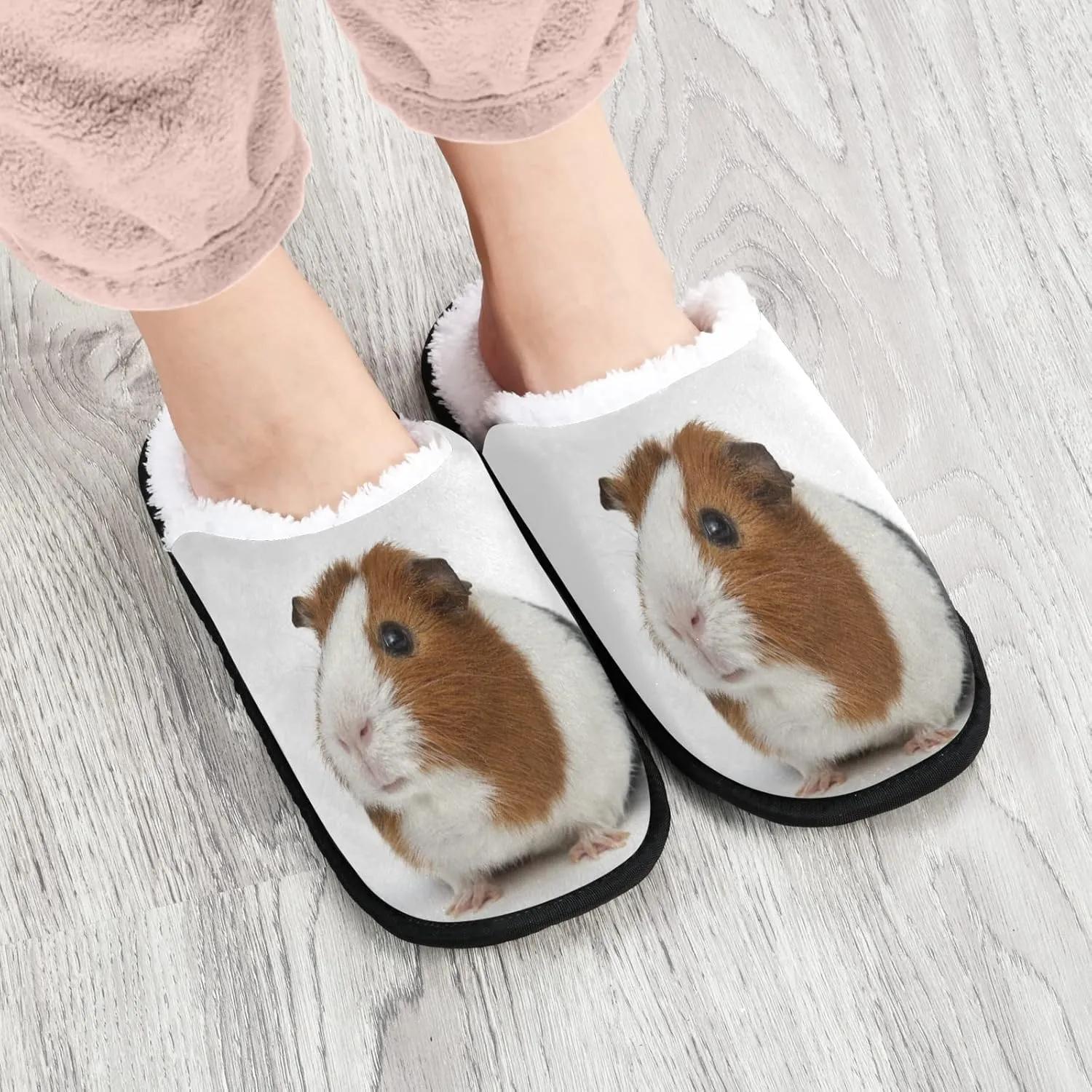 Cute Red Panda Slippers, Soft Memory Foam Non-Slip Indoor House Slippers Home Shoes for Bedroom Travel Hotel Spa