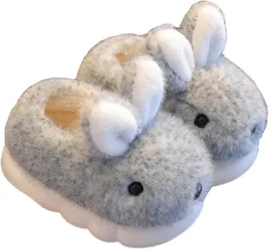 Cute Women's Rabbit Slippers - Warm & Plush, Cartoon Design, Perfect for Winter & Indoor/Outdoor Use