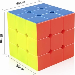 D-FantiX Cyclone Boys 3x3 Speed Cube Stickerless Magic Cube 3x3x3 Puzzles Toys (56mm) &Magnetic Mirror Reflective Speed Cube 3x3x3