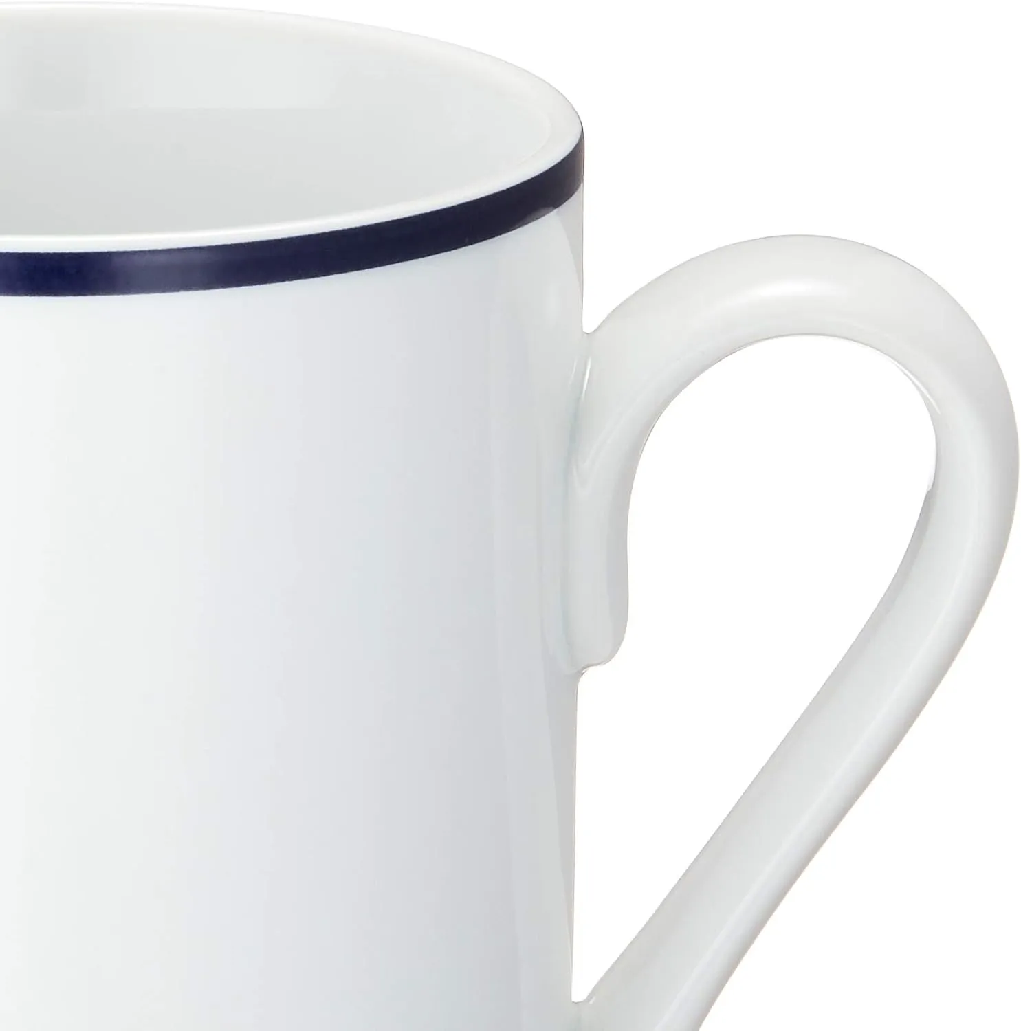 DANSR DANSK Bistro Mug 10.1 fl oz (300 ml) Microwave, Oven and Dishwasher Safe TH07307CLDANSK Dansk Blue Line Elegant Simple Ceramic Bistro Mug 180ml Microwave, Oven and Dishwasher Safe TH07370CL