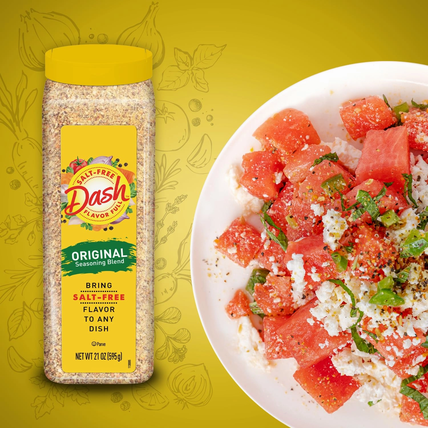 Dash Salt-Free Seasoning Blend, Original, 21 Ounce