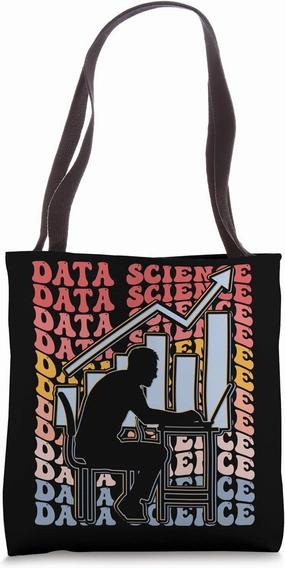 Data Science Groovy Data Scientist Statistic Tote Bag