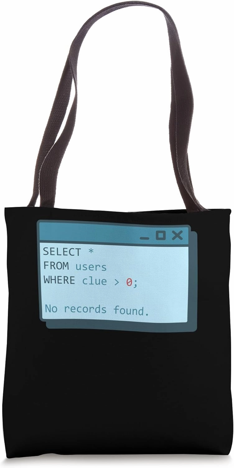 Database Admin Computer Programming Coding Web Developer Tote Bag