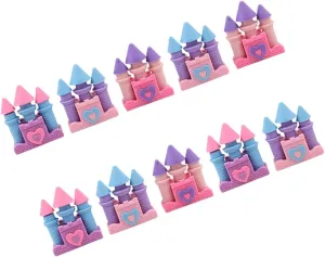 DOITOOL 10Pcs Erasers for Kawaii Cartoon Design Compact Fun Bulk Erasers for Creative Projects Adorable Dreamy Princess Theme for Stationery Collection