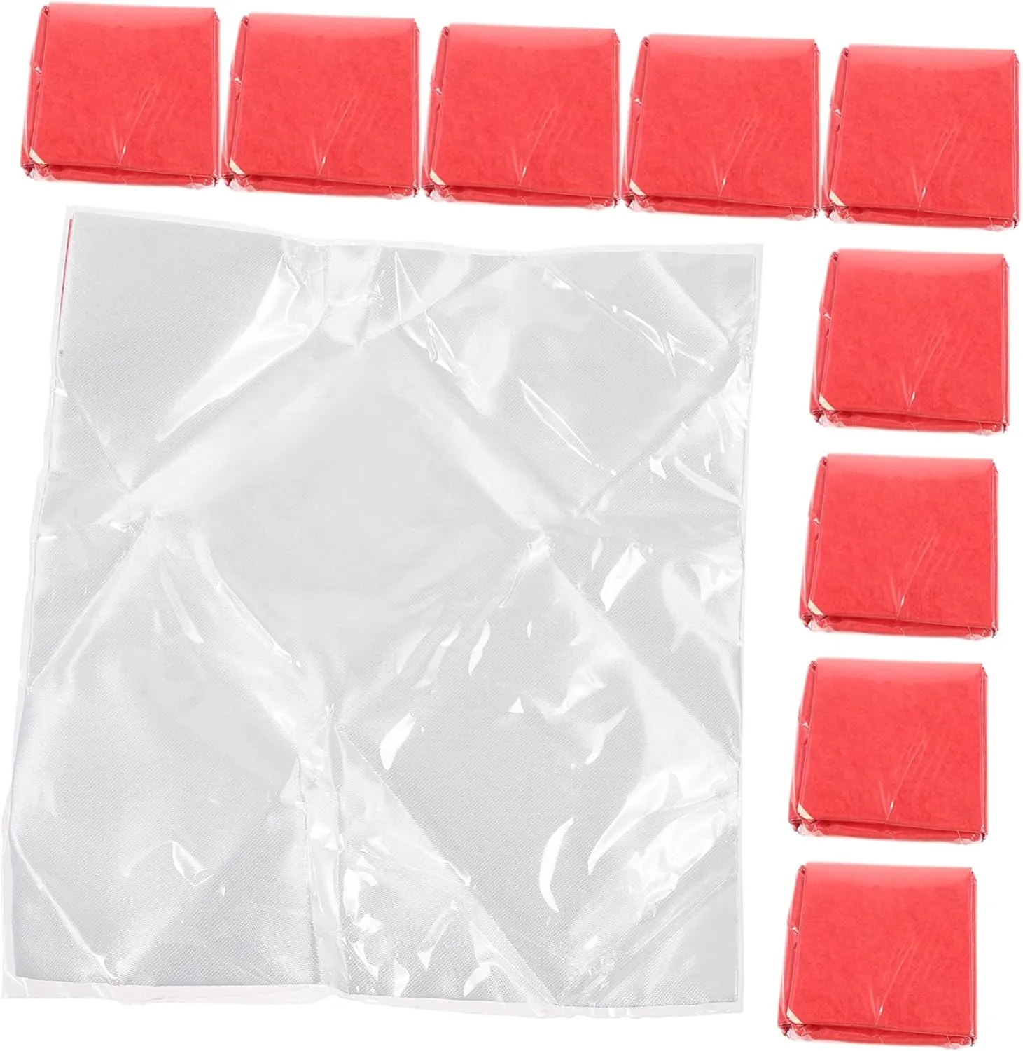 DOITOOL Bracelet Red Paper Bag Jade Jewelry Wrapping Paper 10pcs Pack for Jewelry Storage