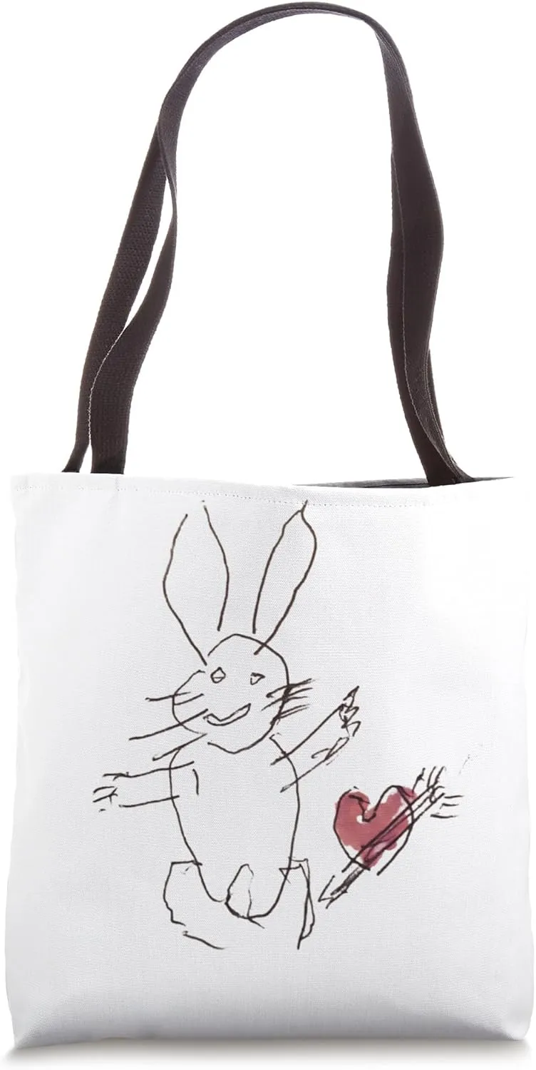 Doodle Bunny Tote Bag