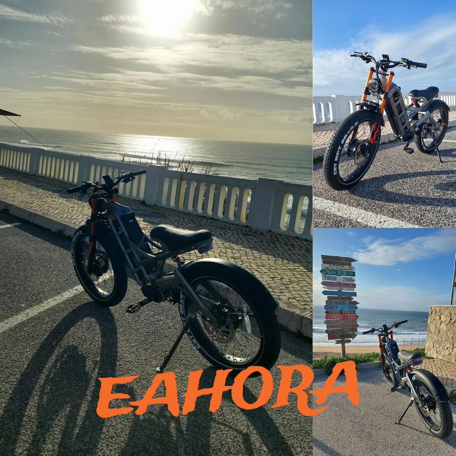 eAhora Romeo Pro 3 [2025 Latest] 50 Mph Electric Bike for Adults, 5000W Dual Motor Ebike, 60V 80Ah 250 Miles Long Range Electric Bike, 26”*4.0 Fat Tire Air Full Suspension Off-Road E-Bike, UL2849