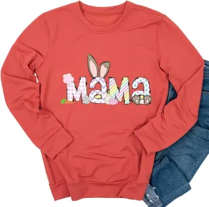Easter Peeps Sweatshirts Womens Teacher Shirts Cute Bunny Easter Outfit