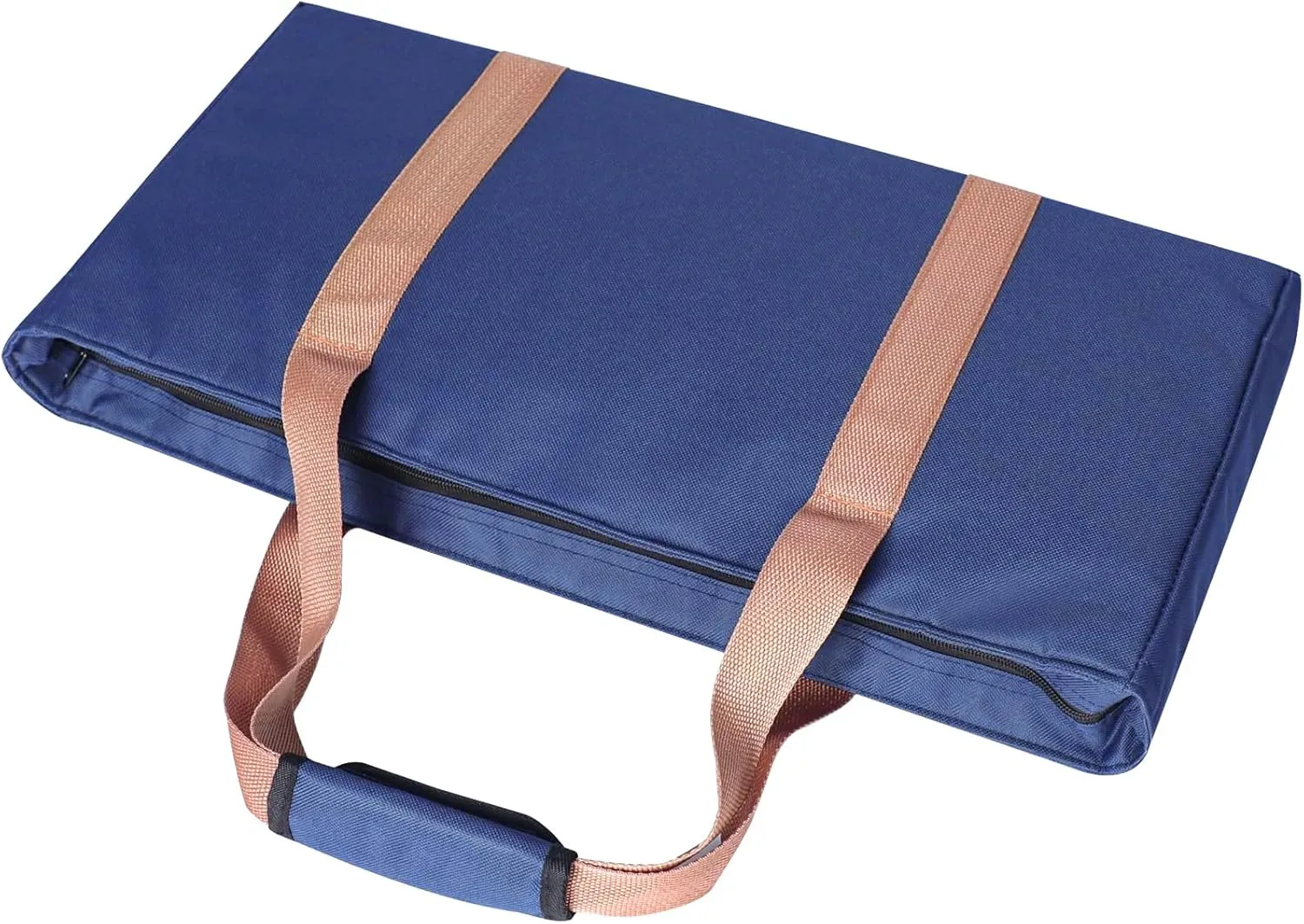 Empty Mahjong Bag,Blue Soft American Mahjong Bag with Two Wrappers (Case Only)