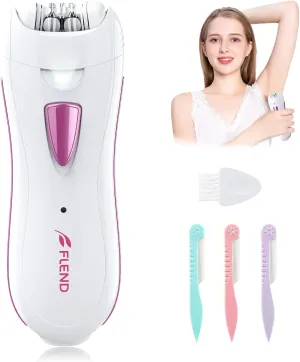 Epilator, Smooth Glide Epilator for Women, Facial and Body Hair Remover for Women, Rechargeable Hair Removal with LED Cold Light, Cordless & Portable Design for Face, Bikini, Armpits, Arms, and Legs