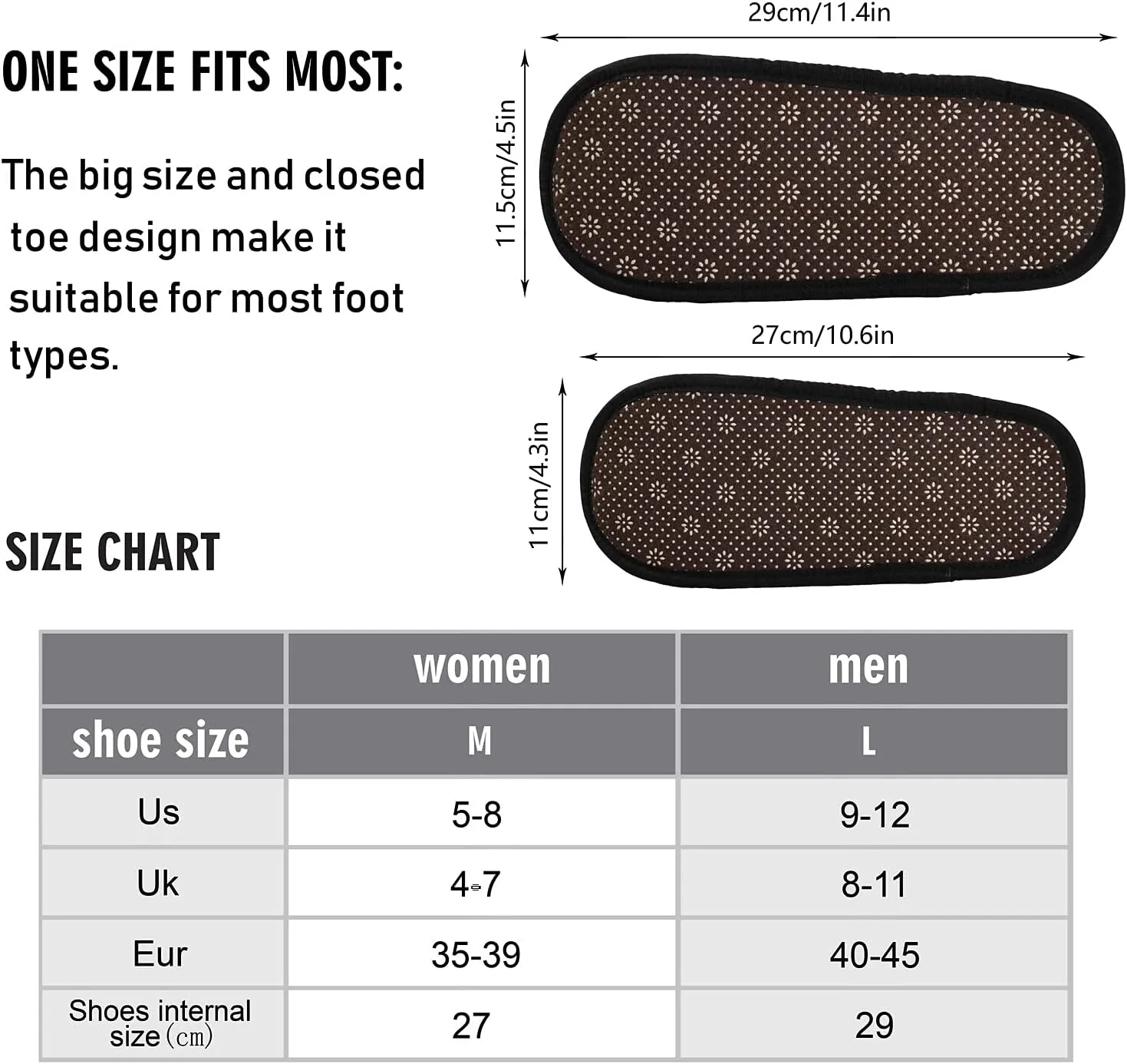 Fisyme Weapons Gun Slippers, Soft Memory Foam Non-Slip Indoor House Slippers Home Shoes for Bedroom Hotel Travel Spa