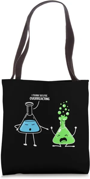 Funny chemist sayings scientist humor for nerds! Tote Bag