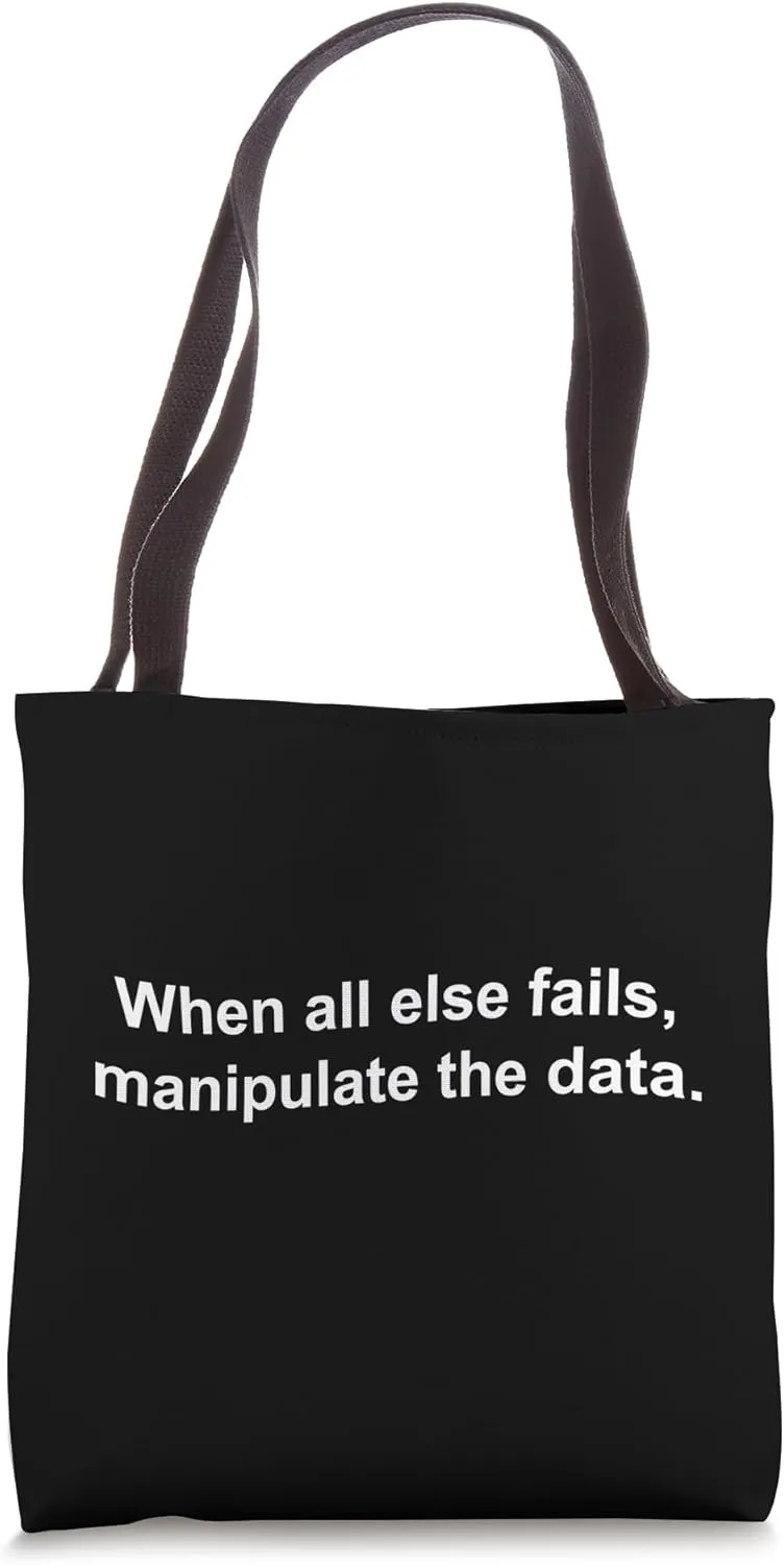 Funny Data and Statistics Data Scientist Statistician Geek Tote Bag