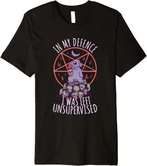 Funny hell bunny cute pentagram goth grunge Premium T-Shirt