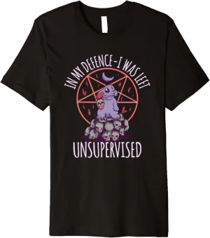 Funny hell bunny cute pentagram goth grunge Premium T-Shirt