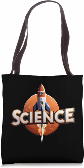 Funny Rocket Ship Science Spacecraft Space Lover Science Tote Bag