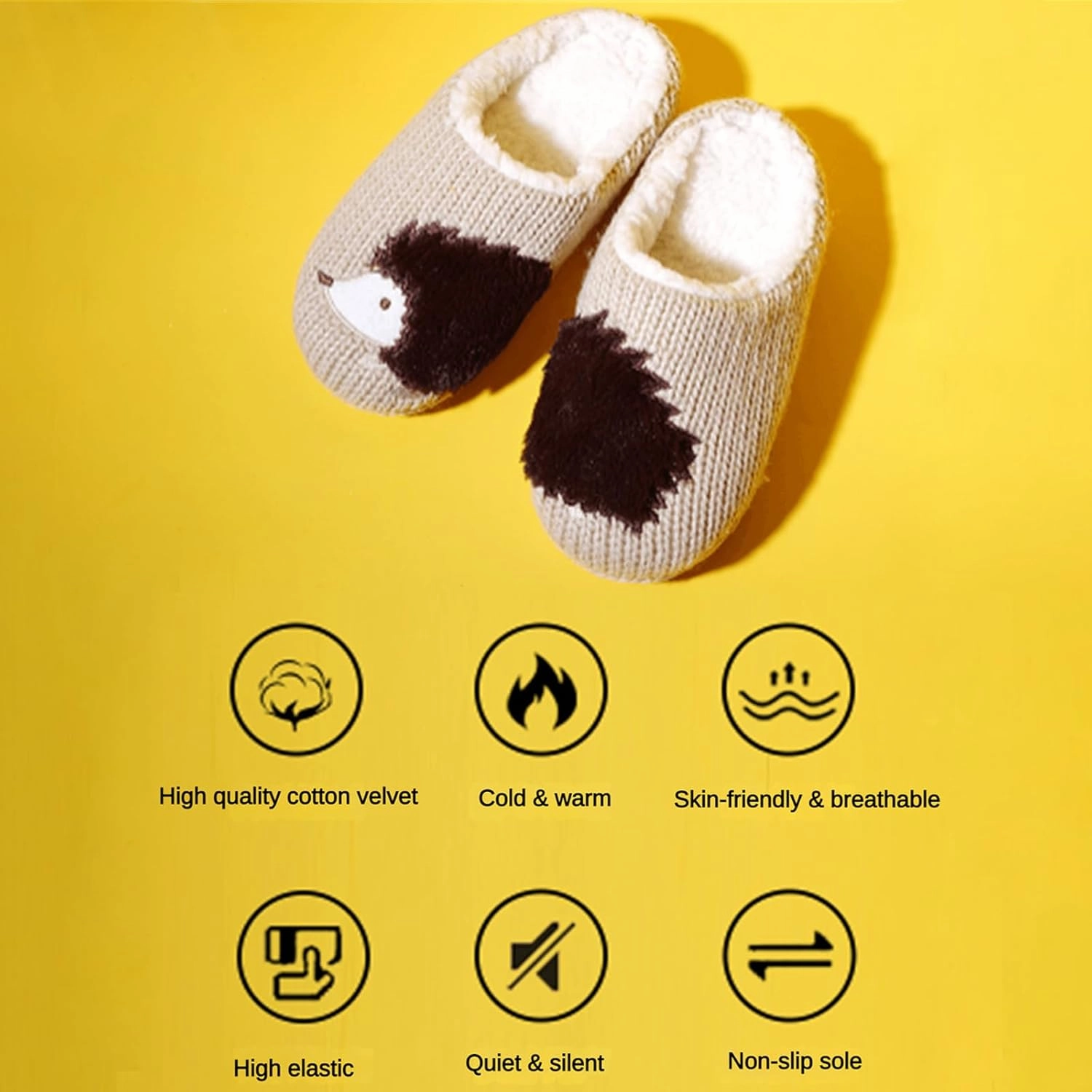 Fuzzy Warm Fluffy Plush Animal Cute Slippers For Women Houseshoes For Women