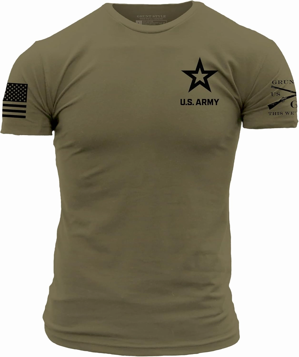 Grunt Style Hit The Ground Running Army Men's T-Shirt