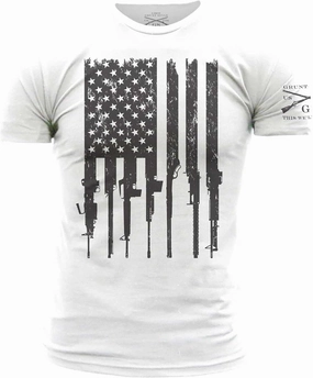 Grunt Style Rifle Flag Men's T-Shirt
