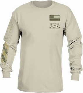 Grunt Style True Colors Men's Long Sleeve T-Shirt Sand