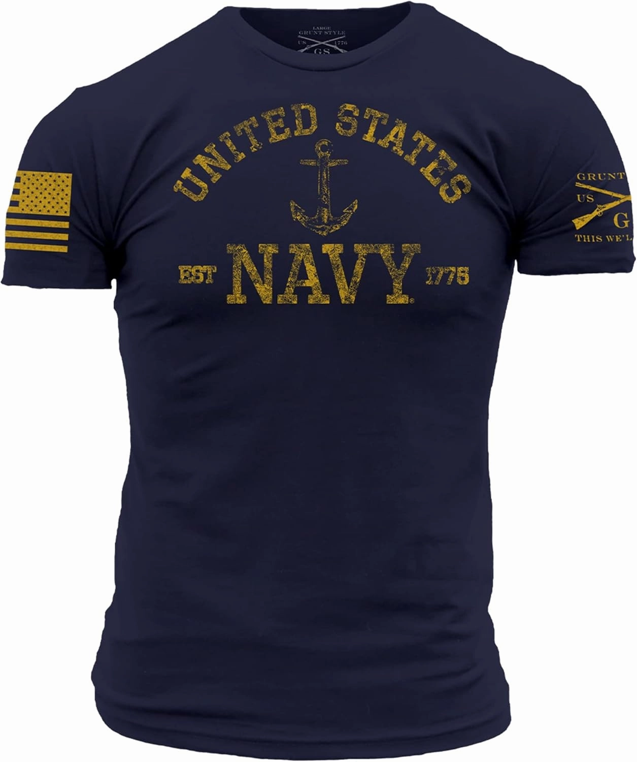 Grunt Style USN- Est. 1775 2.0 Men's T-Shirt