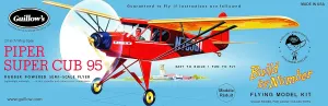 Guillow's Piper Super Cub 95 Model Kit, 602