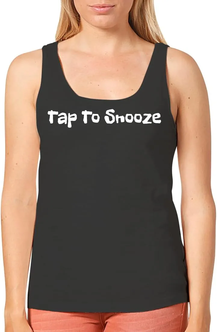 Harding Industries Tap to Snooze - Women's Soft Graphic Tank Top