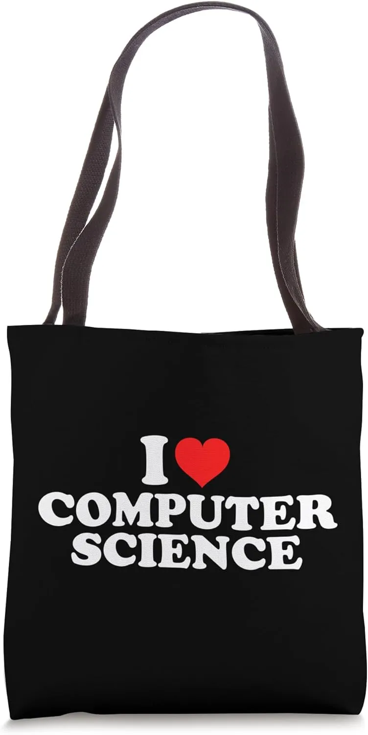 I Love Computer Science Tote Bag