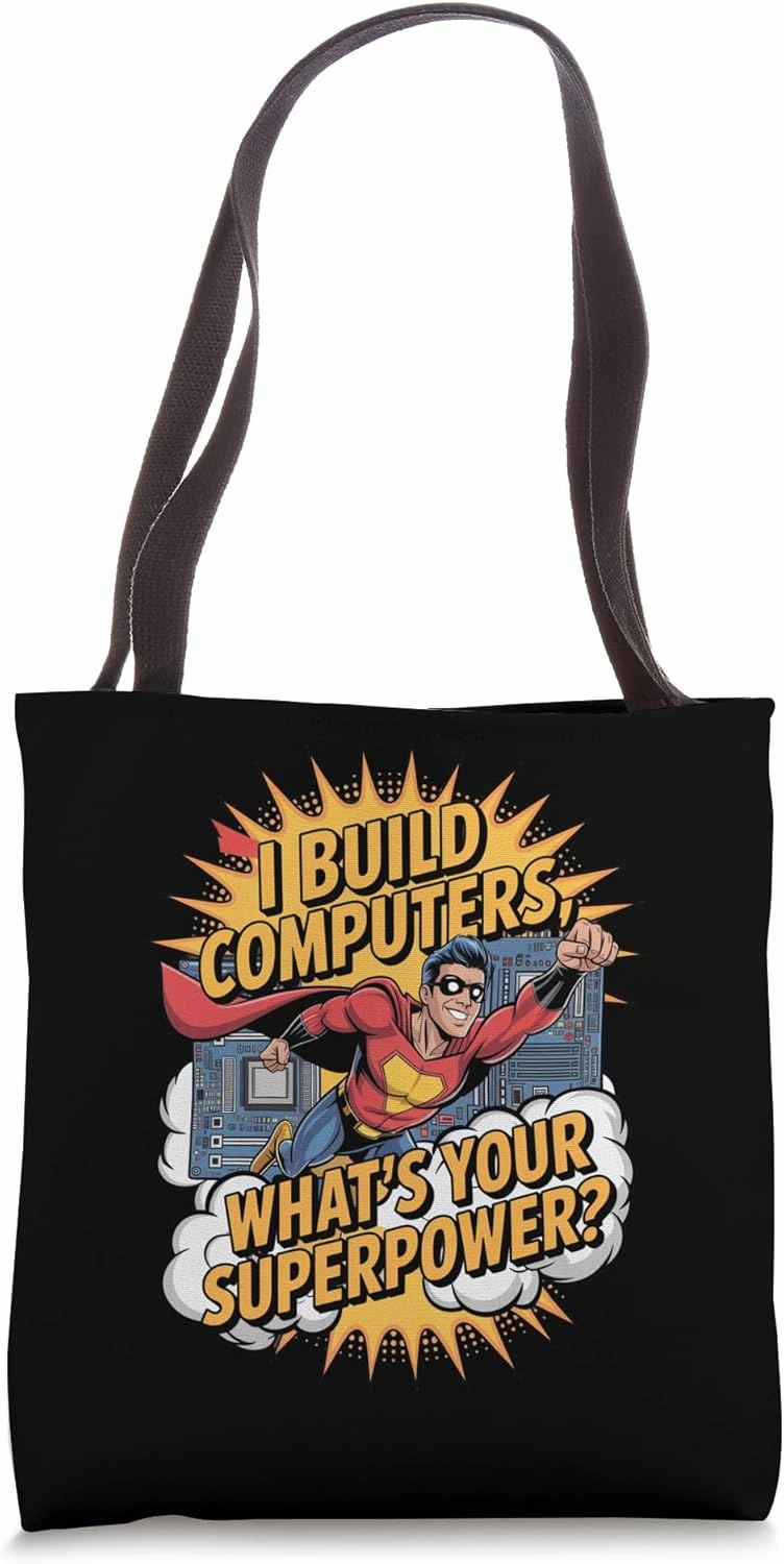 I Build Computers Pc Gamer Programming Software Developer Tote Bag