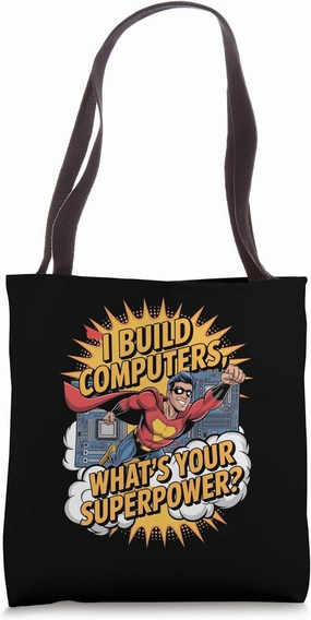I Build Computers Pc Gamer Programming Software Developer Tote Bag