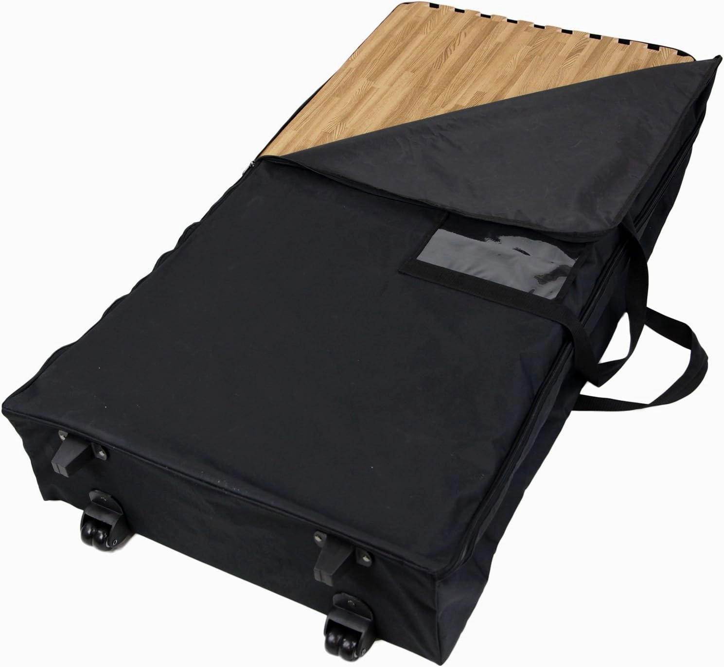 IncStores Foam Flooring Tiles Carrying Case | Easy Transportation of High-Density Interlocking Foam Tiles for Floor Protection in Your Trade Show, Exercise, and Play Areas