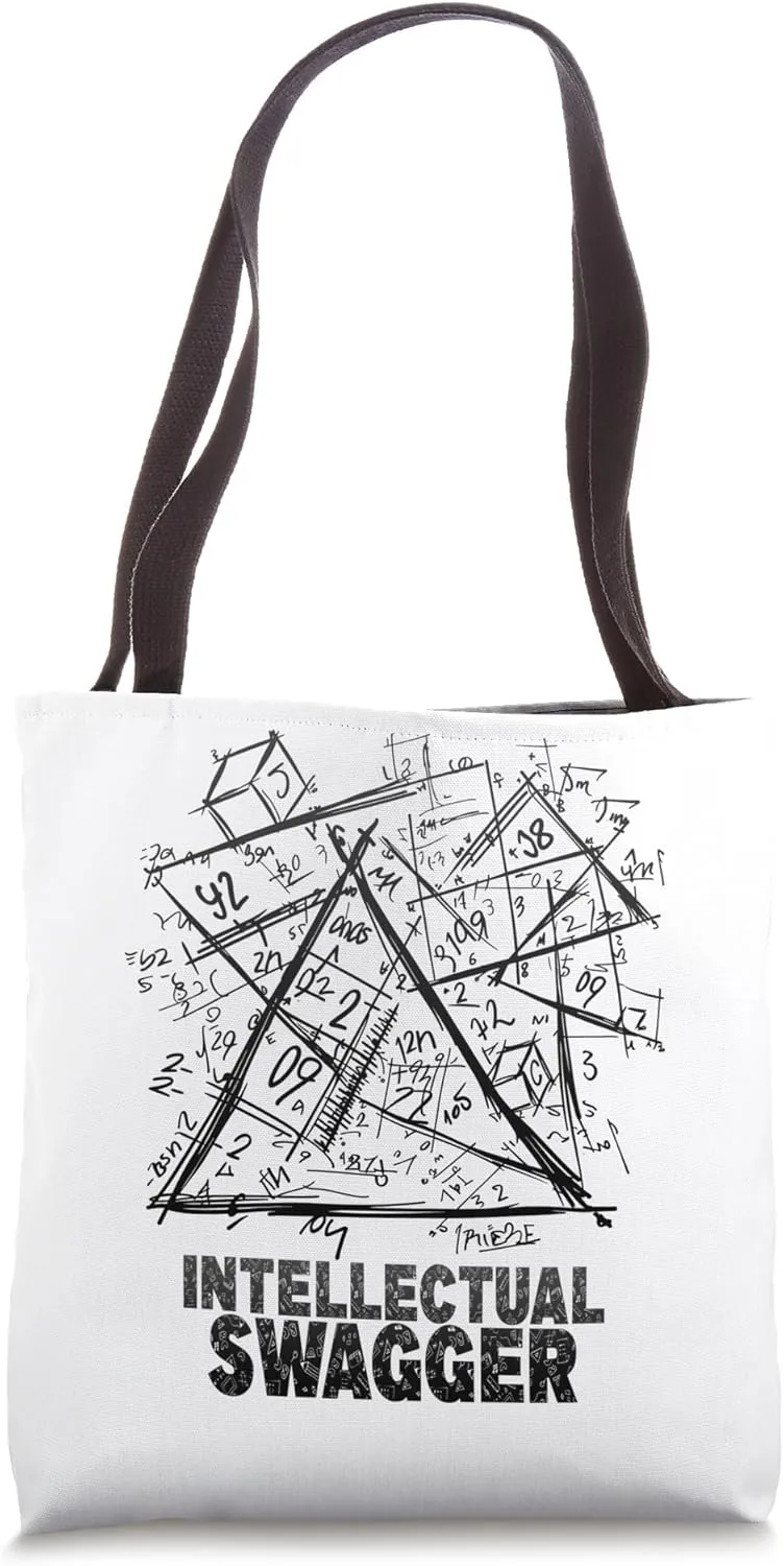 Intellectual swagger, genius, science, nerd Tote Bag