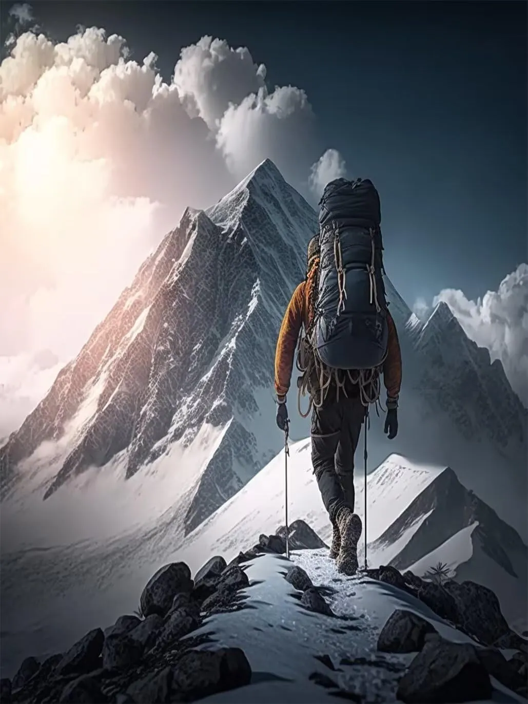 Jigsaw Wooden Puzzles for Adults - Snow Mountain Climbing Jigsaw Puzzles for Adults Lasting Fun and Display 500 Piece