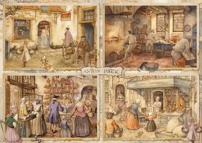 Jumbo 18818 Anton Pieck-Bakers from 19th Century 1000 Piece Jigsaw Puzzle