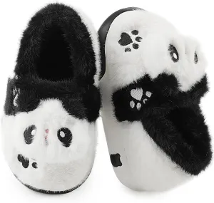 Kids Plush Warm Slippers for Girls Boys Toddlers Winter Fuzzy Indoor House Shoes