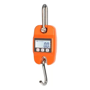 Klau Crane Scale 300 kg / 600 lb Industrial Heavy Duty Digital Hanging Scales Orange for Home Farm Factory Hunting Outdoor