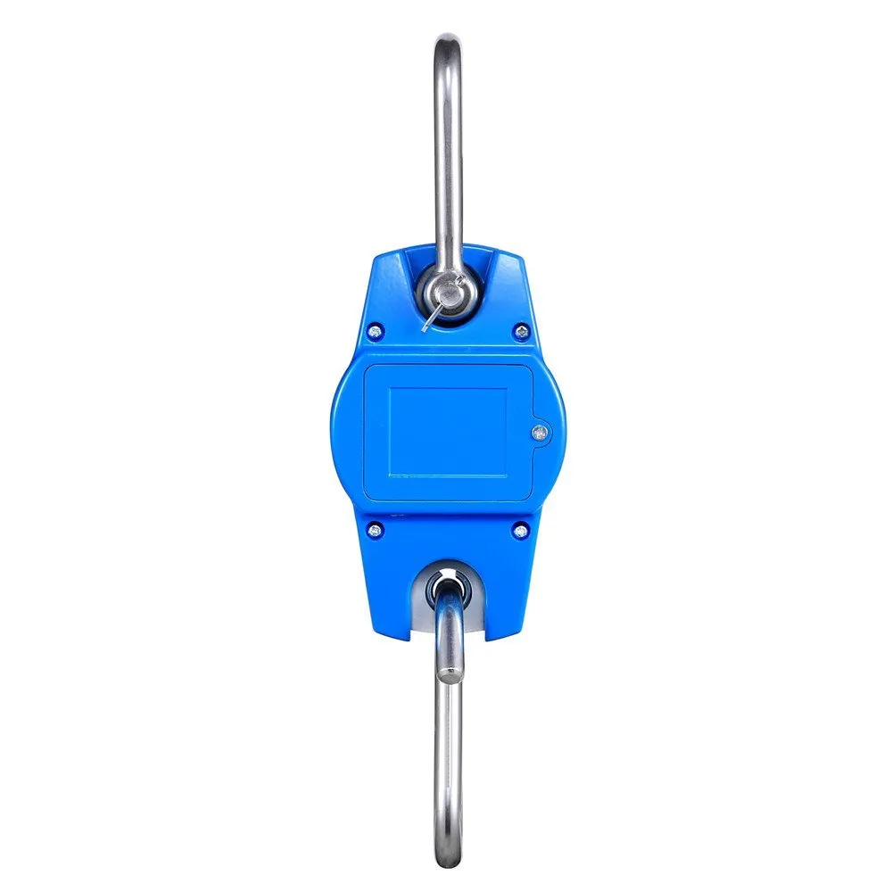 Klau Mini Weighing 300 kg / 600 lb OCS-L Industrial Crane Scale Digital Hanging Scale Blue for Indoor Farm Factory Outdoor