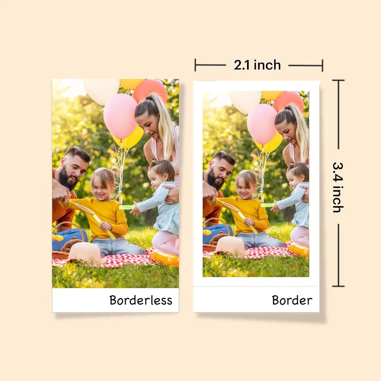 KODAK Mini 2 ERA 4PASS Portable Photo Printer, 2.1x3.4 inches, 68 Sheets Bundle, Black