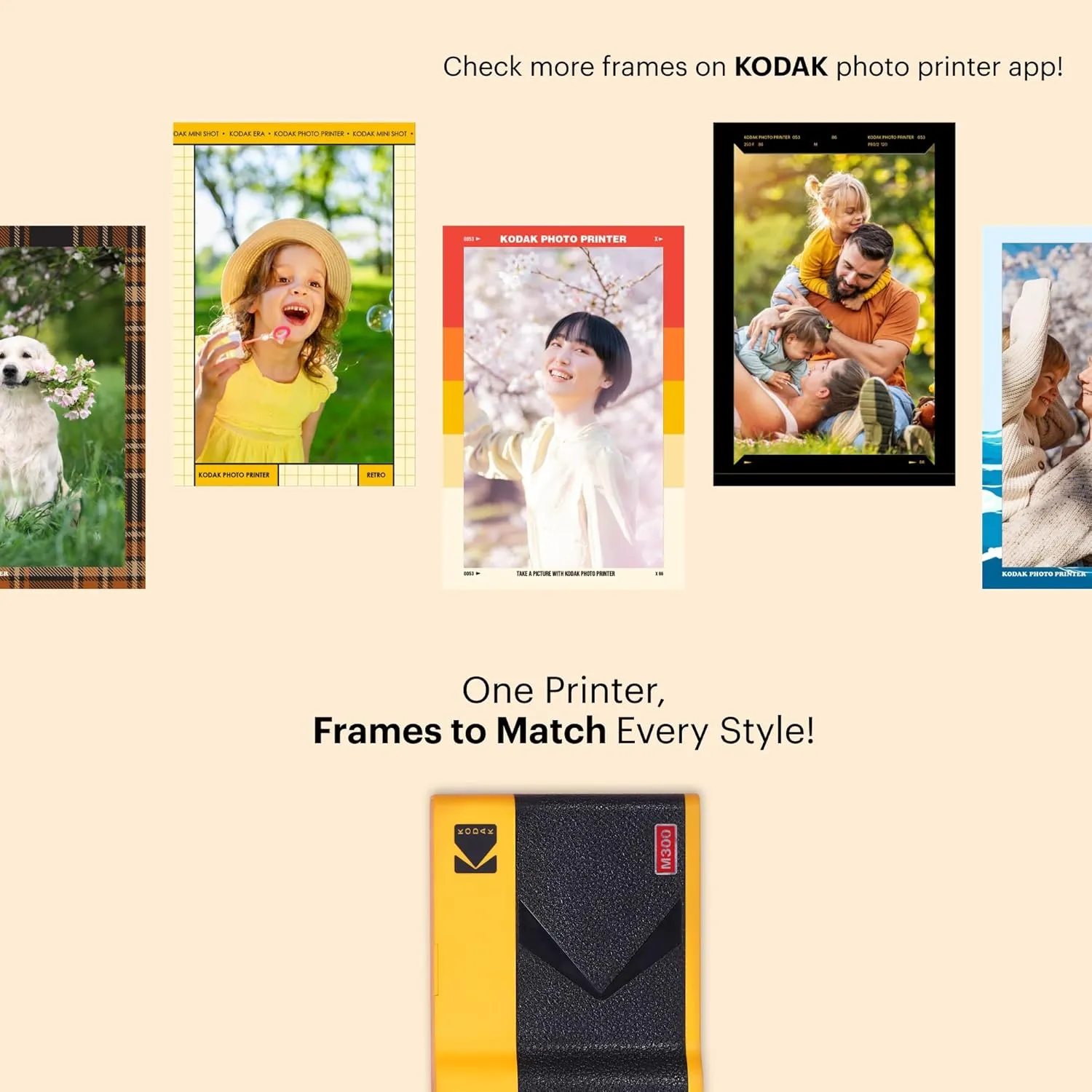 KODAK Mini 2 ERA 4PASS Portable Photo Printer, 2.1x3.4 inches, 68 Sheets Bundle, Black