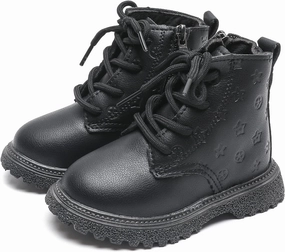 Komfyea Boys And Girls Lace Up Casual Outdoor Hiking Ankle Boots(Toddler/Little Kids)