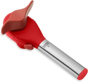 Kuhn Rikon Deluxe Auto Safety LidLifter/Can Opener, Red and Silver