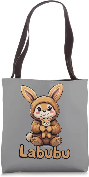 Labubu Adorable Bunny Companion Labubu Tote Bag
