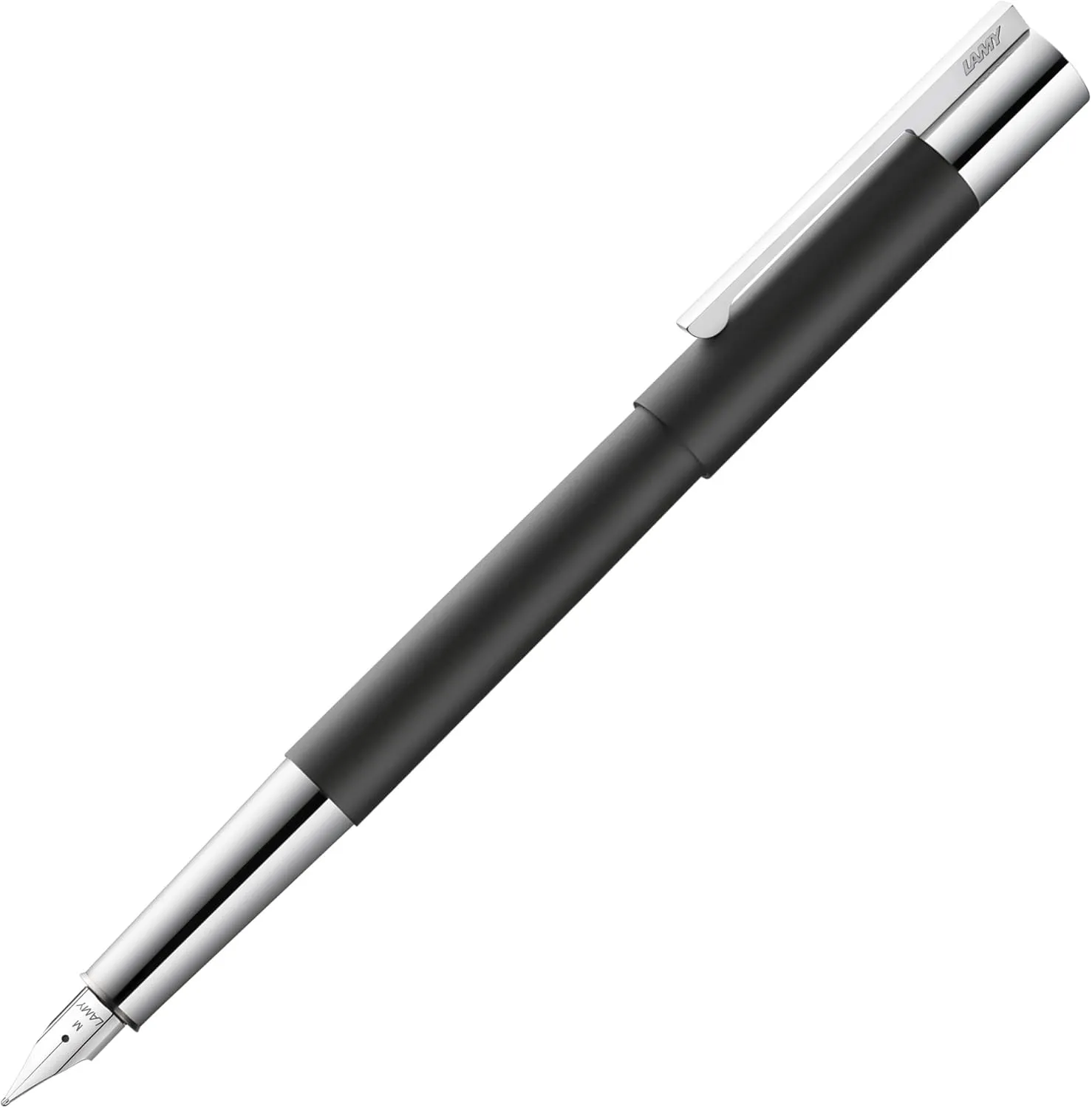 LAMY L80-M Fountain Pen Nib M (Medium Point), Scara, Matte Black, Dual Use Type