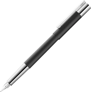 LAMY L80-M Fountain Pen Nib M (Medium Point), Scara, Matte Black, Dual Use Type