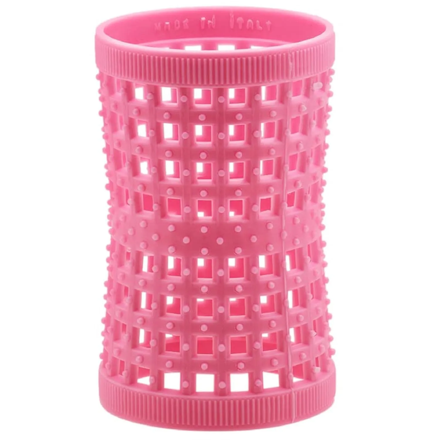 Large Pink Hourglass Hair Rollers 1.65 Inch