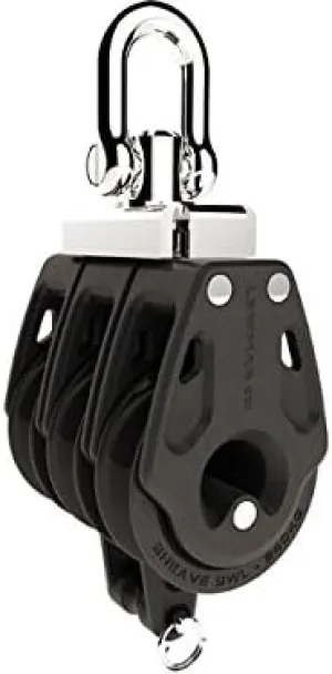 Lewmar 29901426BK 40Mm Sc Block Triple Bkt Bk