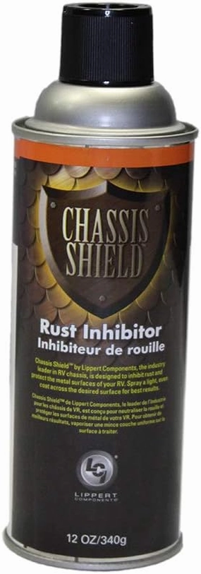 Lippert 674806 Chassis Shield Rust Inhibiting Spray for 5th Wheel RVs, Travel Trailers and Motorhomes, 12 Oz.
